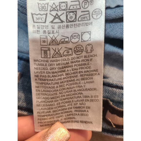 Levi's 28 inches 535 denim leggings - Picture 9 of 10